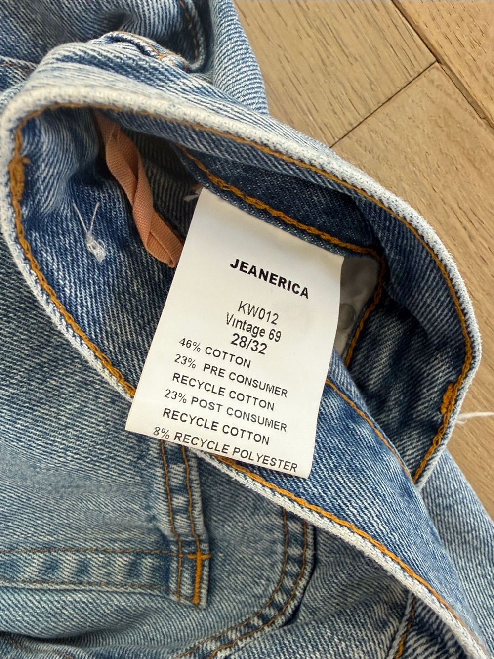 Jeanerica Kyoto Jeans Color:Vintage 69 size 28/32 - Picture 8 of 11